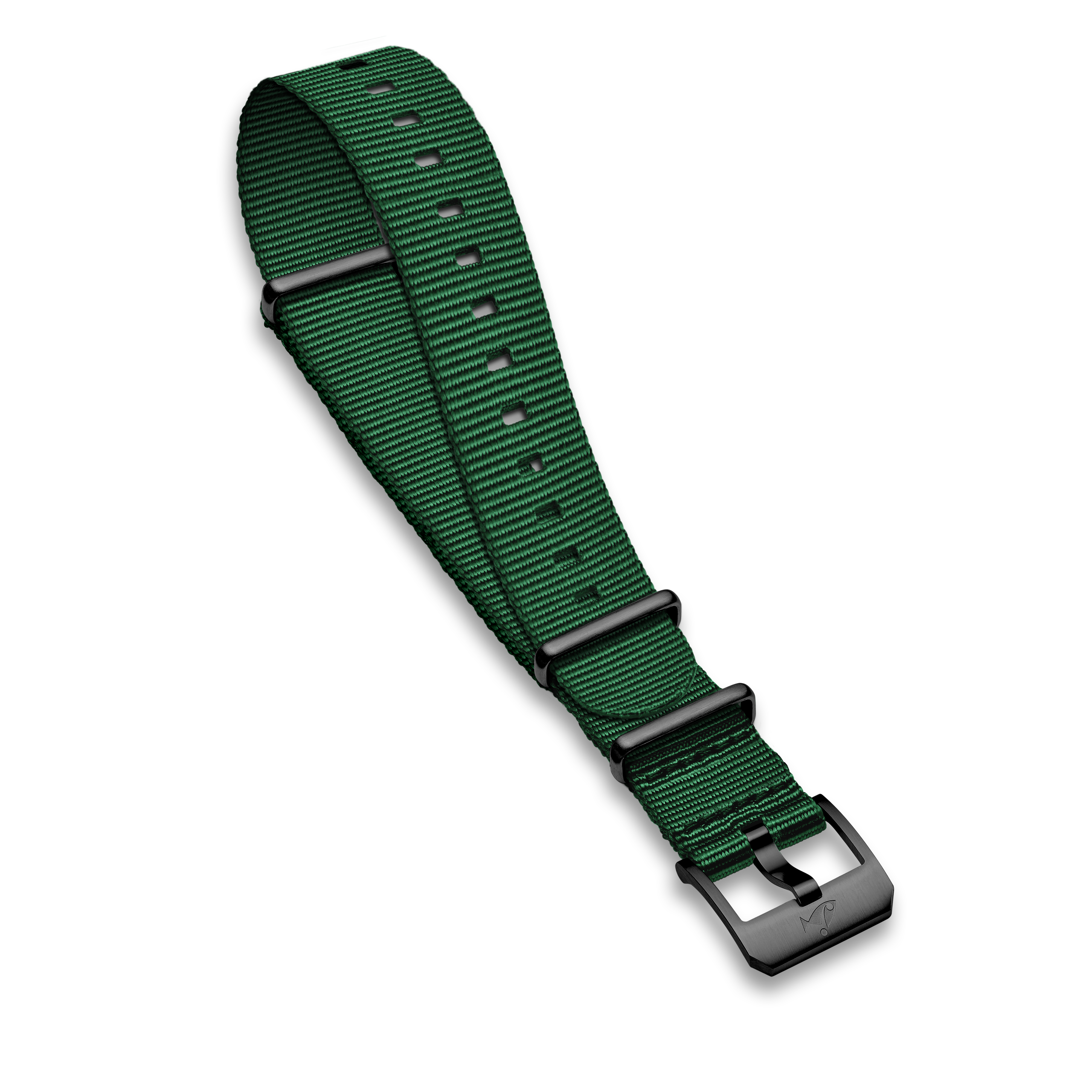 NATO strap with pin buckle, Green