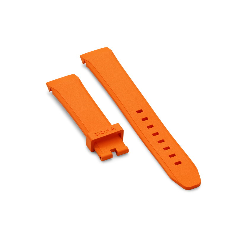 Rubber strap, Orange